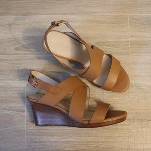 Women's Cole Haan Penelope Wedges in Pecan Color - Size 10